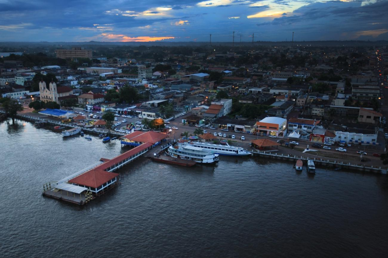 Itaituba ao entardecer